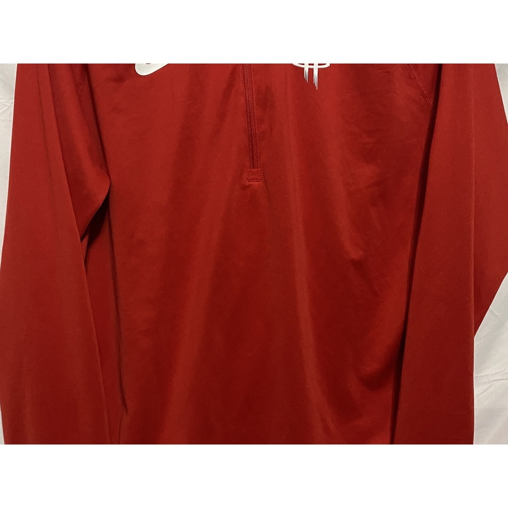Houston Rockets Nike Womens Slim Fit Dri Fit 1/2 Zip Pullover Jacket XL - Picture 3 of 13